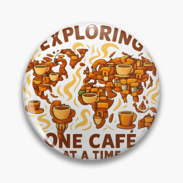 Item preview, Exploring the World One Cafe at a Time Adventure Vintage Travel designed and sold by Retro-Anime9.