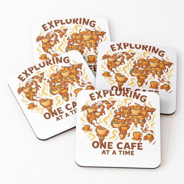 Item preview, Exploring the World One Cafe at a Time Adventure Vintage Travel designed and sold by Retro-Anime9.