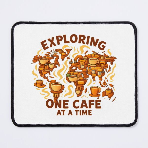 Item preview, Exploring the World One Cafe at a Time Adventure Vintage Travel designed and sold by Retro-Anime9.