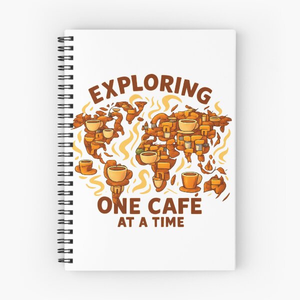Item preview, Exploring the World One Cafe at a Time Adventure Vintage Travel designed and sold by Retro-Anime9.