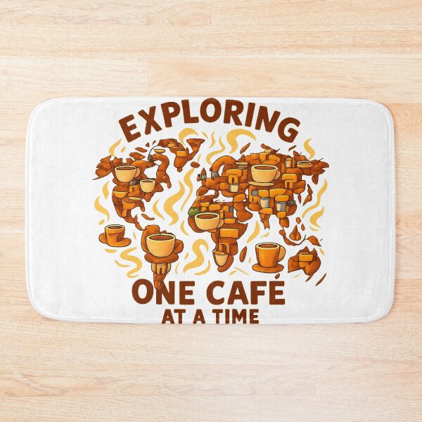 Item preview, Exploring the World One Cafe at a Time Adventure Vintage Travel designed and sold by Retro-Anime9.