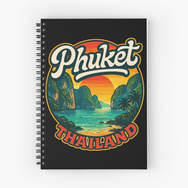 Item preview, Phuket Island Thailand Retro Travel designed and sold by TomFrontierArt.
