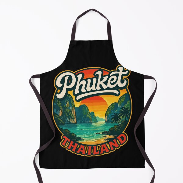 Item preview, Phuket Island Thailand Retro Travel designed and sold by TomFrontierArt.