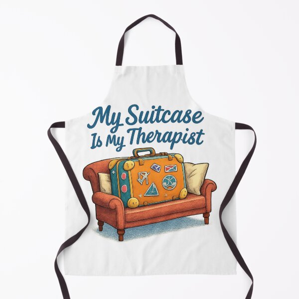 Item preview, Mi maleta es mi terapeuta Aventura Viajes vintage designed and sold by Retro-Anime9.