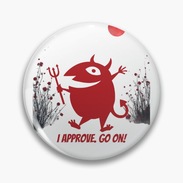 Item preview, happy devil i approve. go on designed and sold by andrestar00.