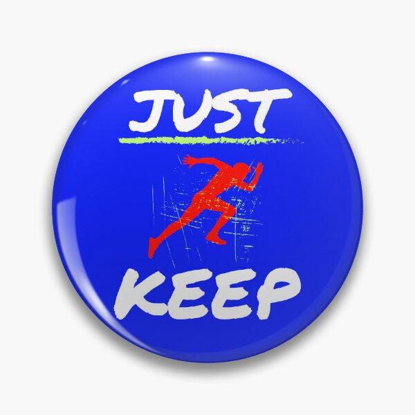Item preview, Just Keep – Motivational Minimalist Statement Tee designed and sold by SALEX.com.