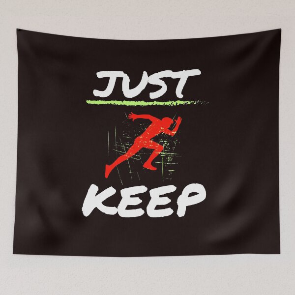 Item preview, Just Keep – Motivational Minimalist Statement Tee designed and sold by SALEX.com.