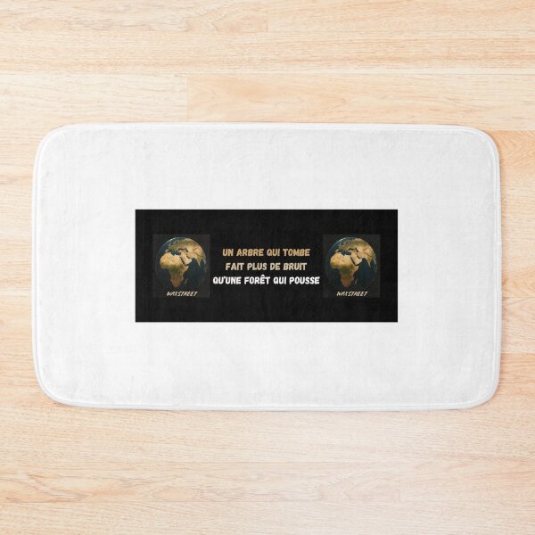 Item preview, “A falling tree makes more noise than a growing forest” – African Proverb | Inspiring & Motivational Design designed and sold by WaxStreet.