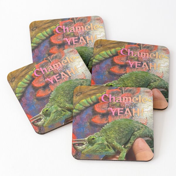 Item preview, Chamele-YEAH – Funny Chameleon Design designed and sold by TrisaThyme.
