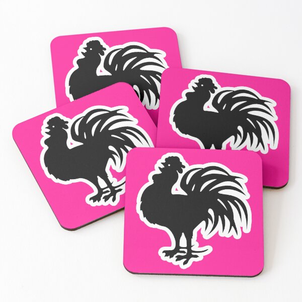 Item preview, Black & White Rooster Cockerel designed and sold by Easts-RLFC.