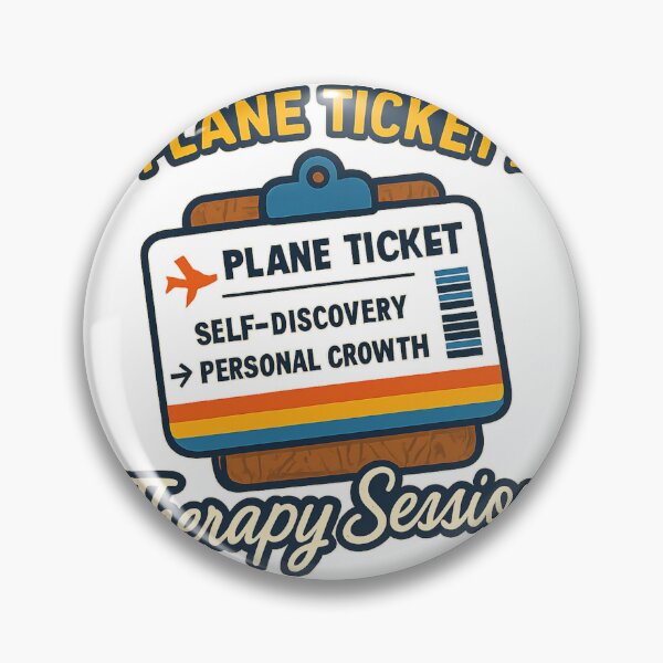 Item preview, Plane Ticket > Therapy Session Adventure Vintage Travel designed and sold by Retro-Anime9.