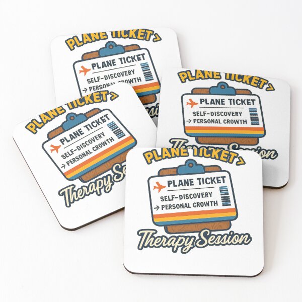 Item preview, Plane Ticket > Therapy Session Adventure Vintage Travel designed and sold by Retro-Anime9.