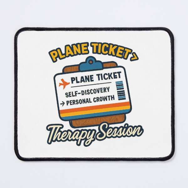 Item preview, Plane Ticket > Therapy Session Adventure Vintage Travel designed and sold by Retro-Anime9.
