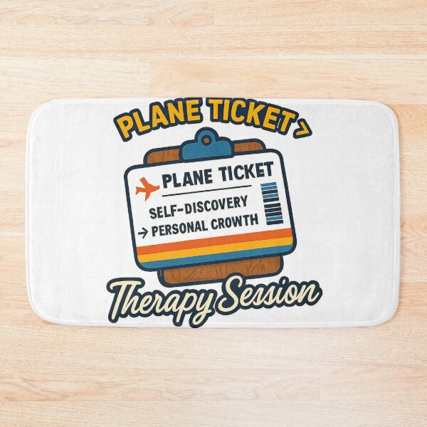 Item preview, Plane Ticket > Therapy Session Adventure Vintage Travel designed and sold by Retro-Anime9.