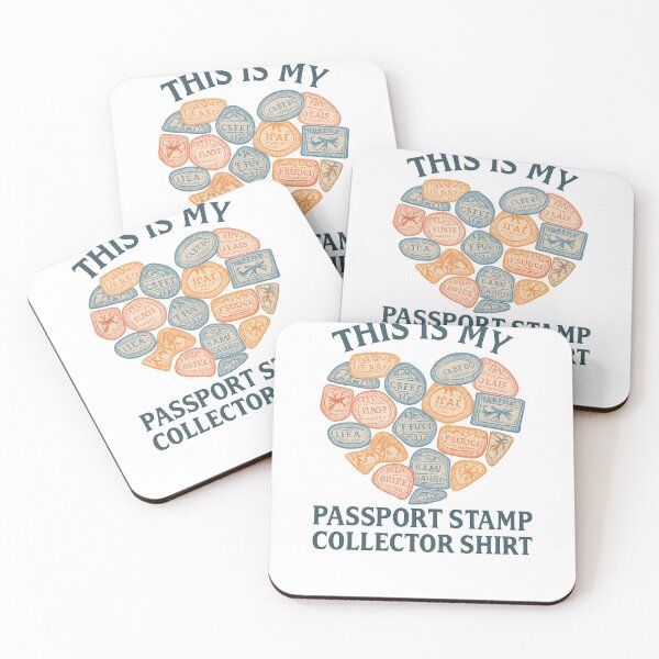 Item preview, This Is My Passport Stamp Collector Shirt Adventure Vintage Travel 2 designed and sold by Retro-Anime9.