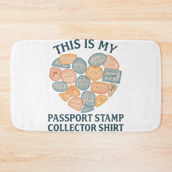 Item preview, This Is My Passport Stamp Collector Shirt Adventure Vintage Travel 2 designed and sold by Retro-Anime9.