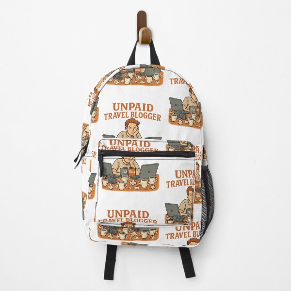 Item preview, Unpaid Travel Blogger Adventure Vintage Travel designed and sold by Retro-Anime9.