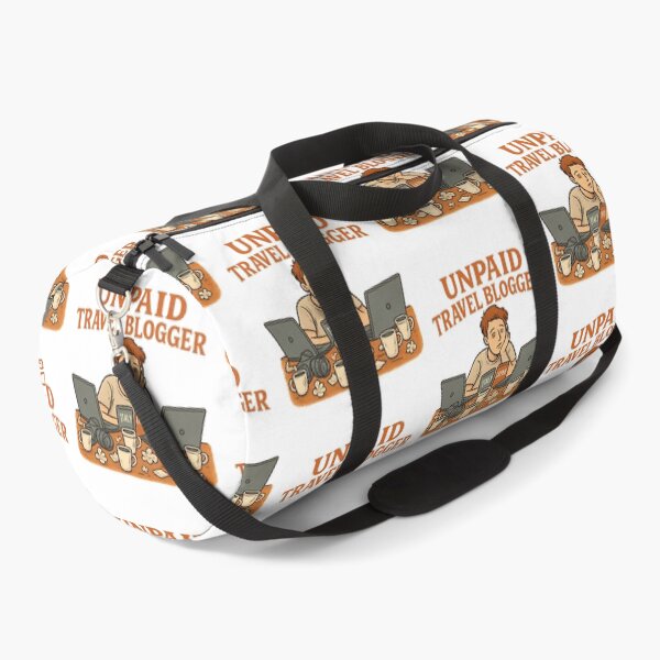 Item preview, Unpaid Travel Blogger Adventure Vintage Travel designed and sold by Retro-Anime9.