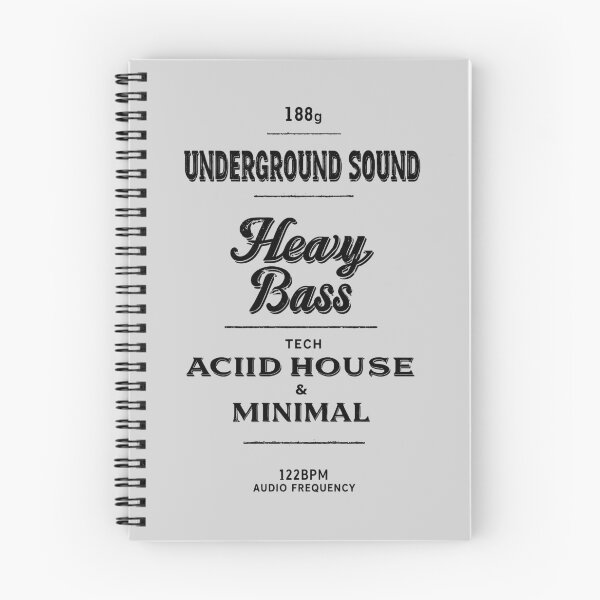 Item preview, 22 BPM Underground Acid House Music Typography designed and sold by Bizu digitalart..
