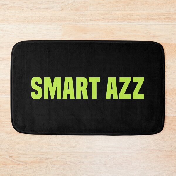 Item preview, Smart Azz, Lime Green Funny Quotes Typography  designed and sold by Memes N Lore .