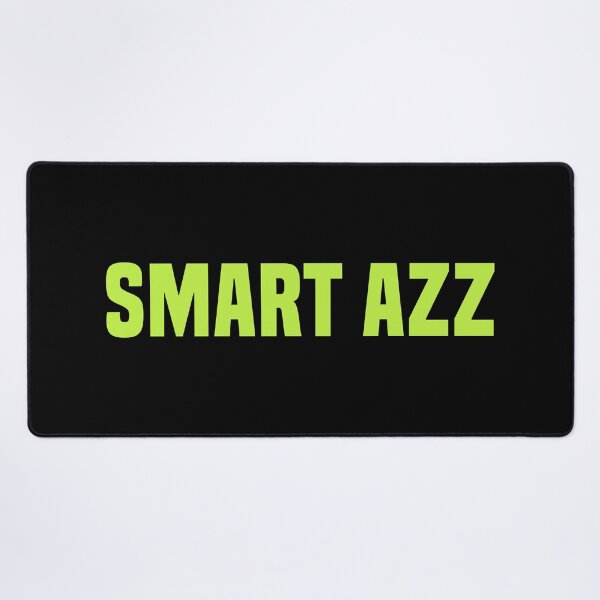 Item preview, Smart Azz, Lime Green Funny Quotes Typography  designed and sold by Memes N Lore .