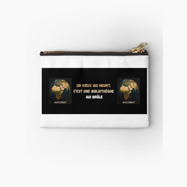Item preview, “When an old person dies, a library burns down.” — African Wisdom | Inspirational & Profound Quote designed and sold by WaxStreet.