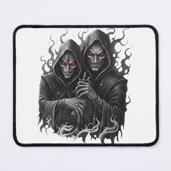 Item preview, Twin Demons in Dark Flames Art designed and sold by SolvoX.