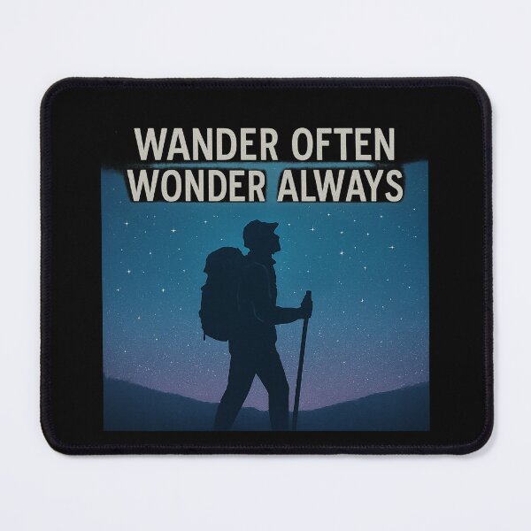 Item preview, Wander Often, Wonder Always Adventure Vintage Travel designed and sold by Retro-Anime9.