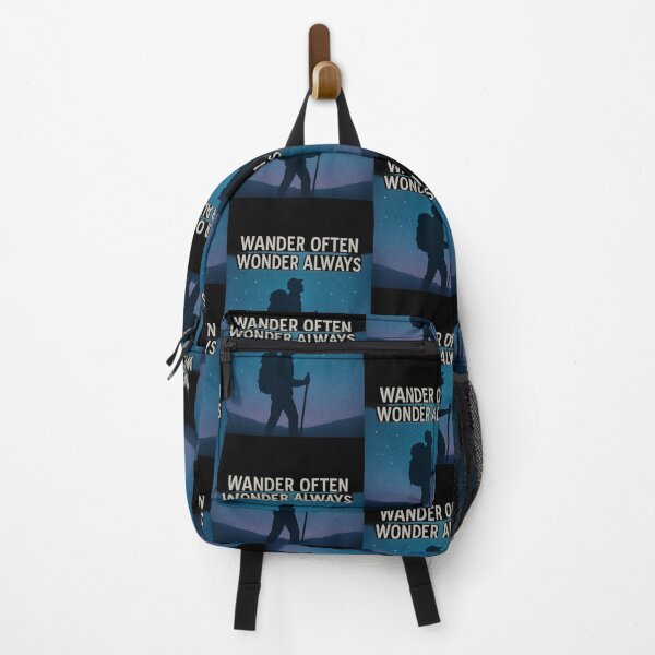 Item preview, Wander Often, Wonder Always Adventure Vintage Travel designed and sold by Retro-Anime9.