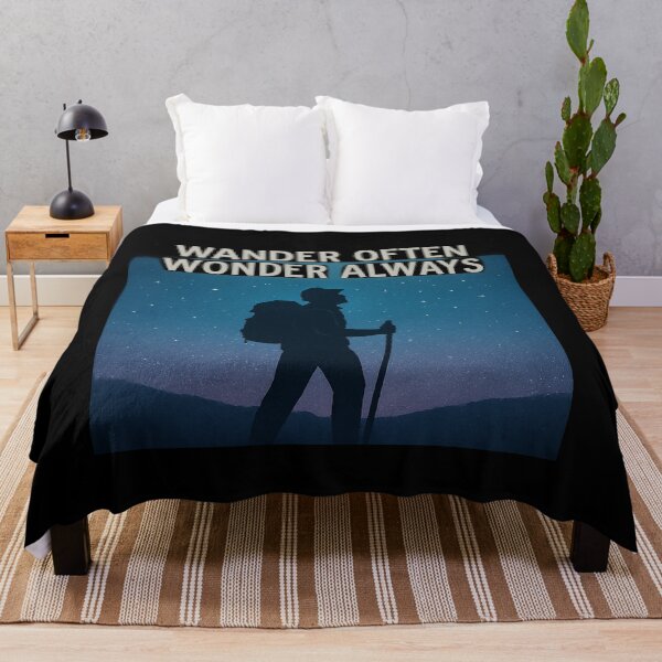Item preview, Wander Often, Wonder Always Adventure Vintage Travel designed and sold by Retro-Anime9.