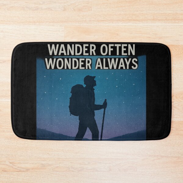Item preview, Wander Often, Wonder Always Adventure Vintage Travel designed and sold by Retro-Anime9.