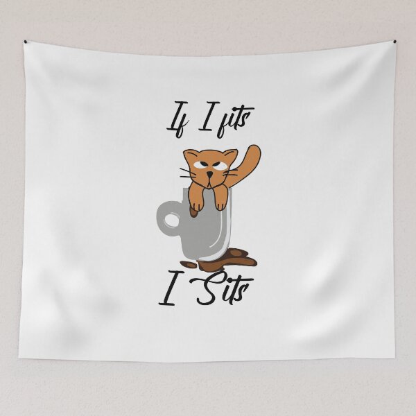 Item preview, Cat humor If I fits, I sits designed and sold by ZaRenDiLuEt.