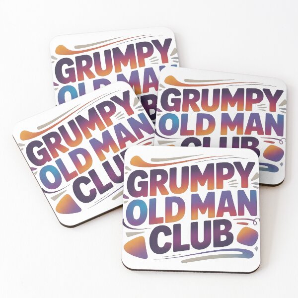 Item preview, Grumpy Old Man Club – Funny Retro Old Man Humor Gift designed and sold by SoftyDesigns.
