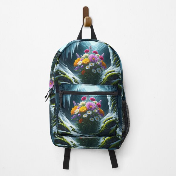 Item preview, Bloom of Winter: Flowers in the Snowlit Cavern designed and sold by PawPrintedArt.