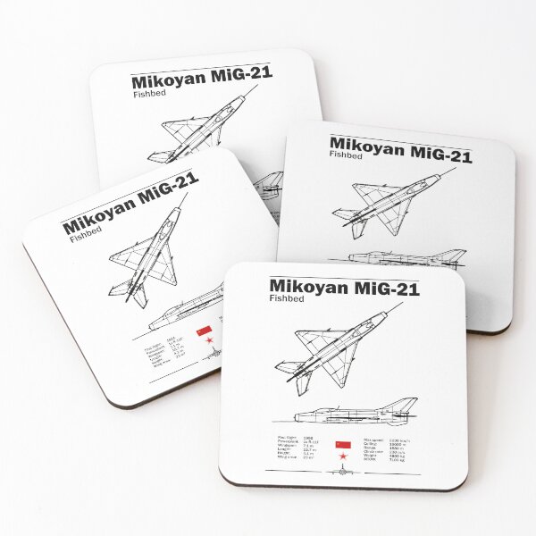 Item preview, Mikoyan MiG-21 "Fishbed" Technical Poster designed and sold by Justinian Matieu.