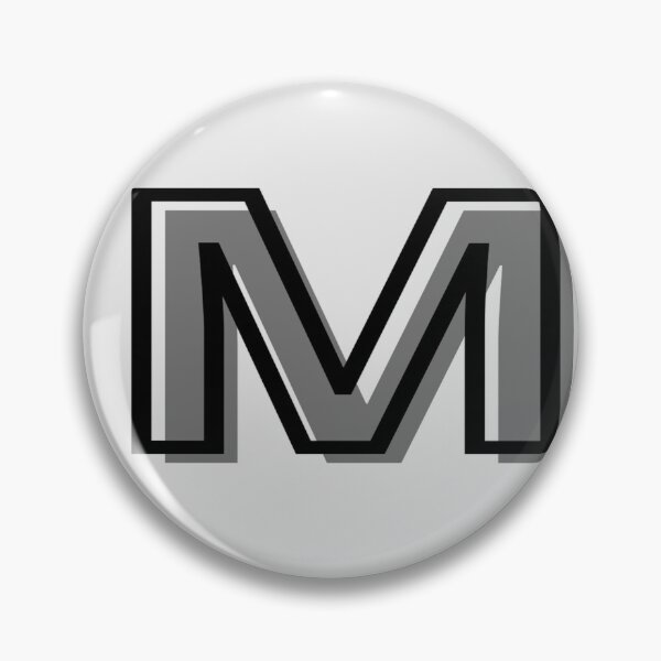 Item preview, Visual reference to the shape of the "M" and style designed and sold by Vida-estilo1.