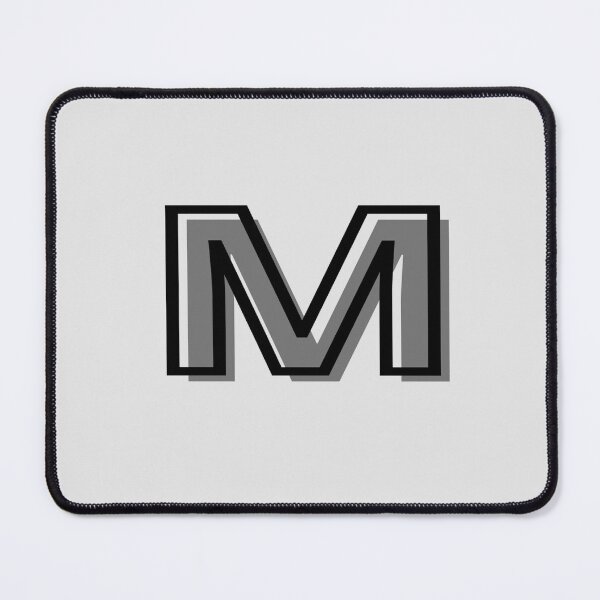 Item preview, Visual reference to the shape of the "M" and style designed and sold by Vida-estilo1.