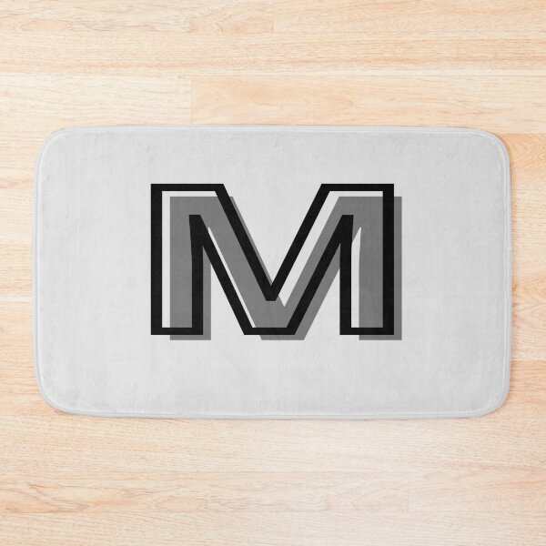 Item preview, Visual reference to the shape of the "M" and style designed and sold by Vida-estilo1.