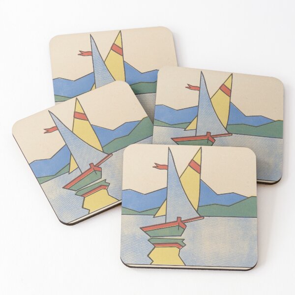 Item preview, Gaston Marechaux Sailboat (Coloring Album Pl. 18) designed and sold by HiddenWalnuts.