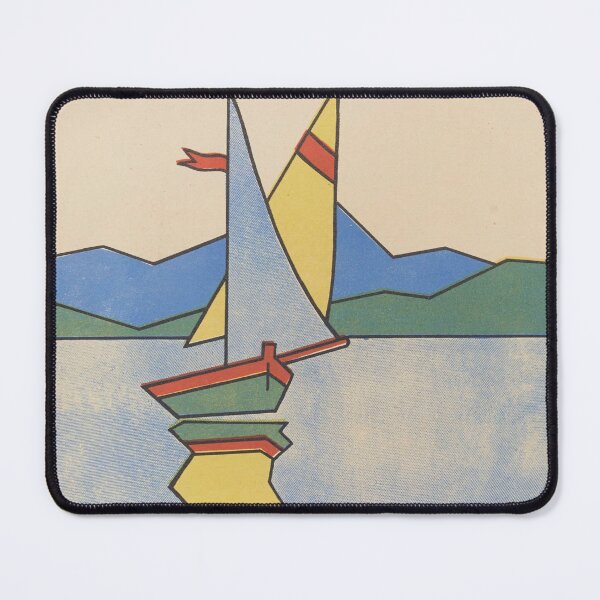 Item preview, Gaston Marechaux Sailboat (Coloring Album Pl. 18) designed and sold by HiddenWalnuts.