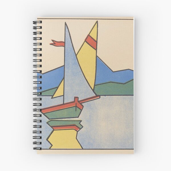 Item preview, Gaston Marechaux Sailboat (Coloring Album Pl. 18) designed and sold by HiddenWalnuts.