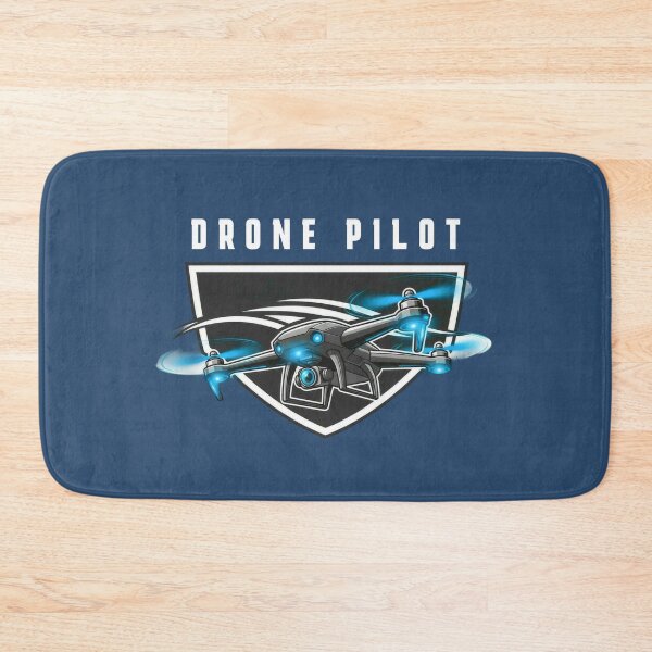 Item preview, Drone Pilot Target Quadcopter Badge designed and sold by KiwiRider.