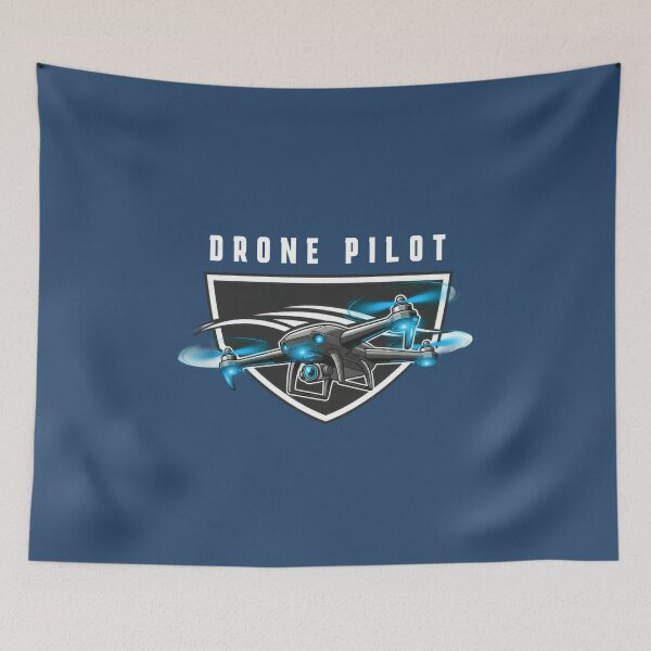 Item preview, Drone Pilot Target Quadcopter Badge designed and sold by KiwiRider.