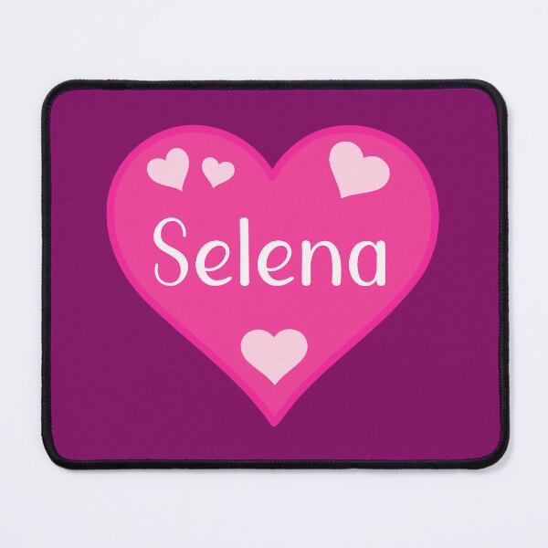 Item preview, Selena Name Pink Heart designed and sold by Jeallan Designs.