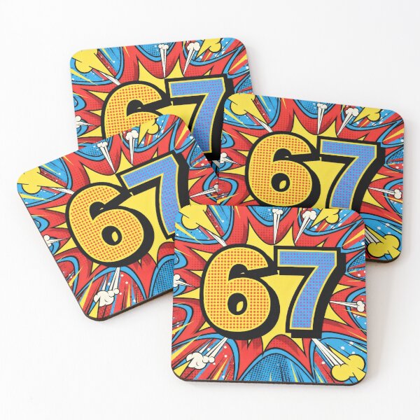 Item preview, Number 67 designed and sold by MyHappyArtShop.