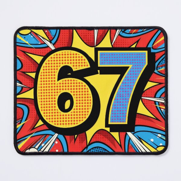Item preview, Number 67 designed and sold by MyHappyArtShop.