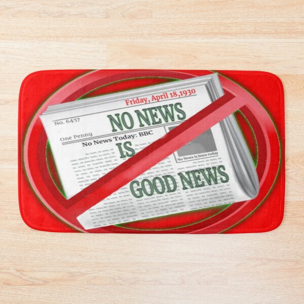 Item preview, No News is Good News  designed and sold by LeelaWorks.org.