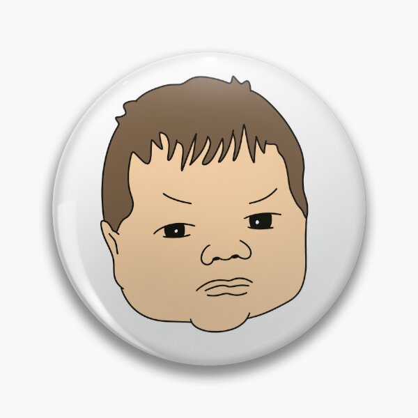 Item preview, Square-ish Baby Face designed and sold by KyleBobShop.