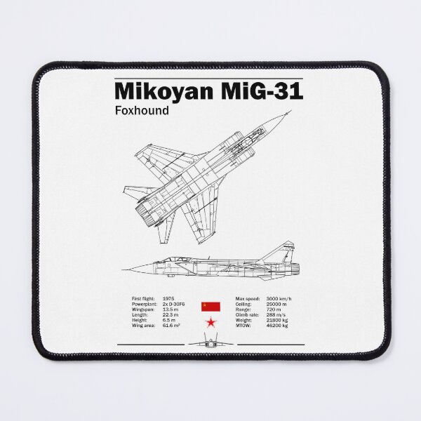 Item preview, Mikoyan MiG-31 "Foxhound" Technical Poster designed and sold by Justinian Matieu.
