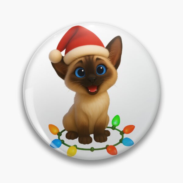Item preview, Gato javanés navideño designed and sold by Sillytoe.